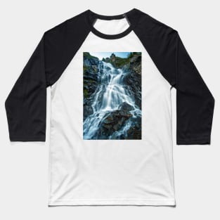 Waterfall in the mountains Baseball T-Shirt